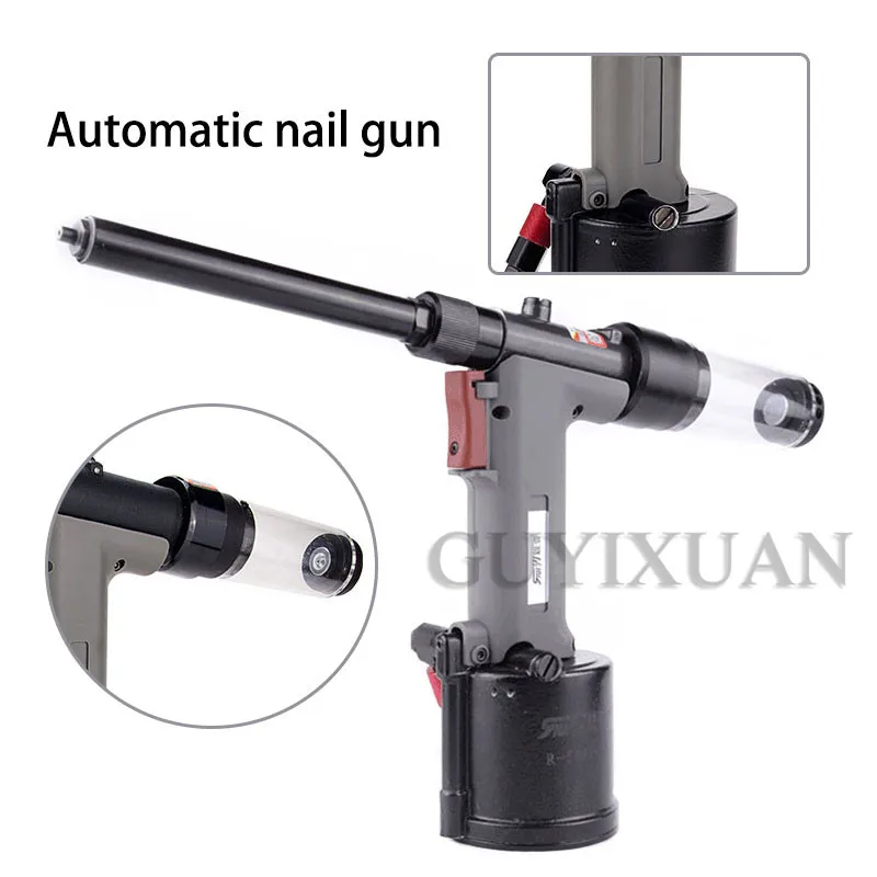 Automatic pneumatic nailing machine Self-priming blind rivet gun Industrial Grade Long Head Rivet Machine
Automatic pneumatic nailing machine Self-priming blind rivet gun Industrial Grade Long Head Rivet Machine