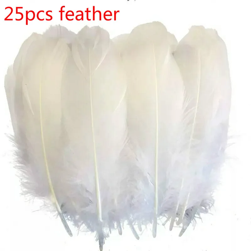 25 pieces/pack 1 pack of 15-20cm feathers, suitable for indoor banquets, weddings, crafts and jewelry making decoration
25 pieces/pack 1 pack of 15-20cm feathers, suitable for indoor banquets, weddings, crafts and jewelry making decoration