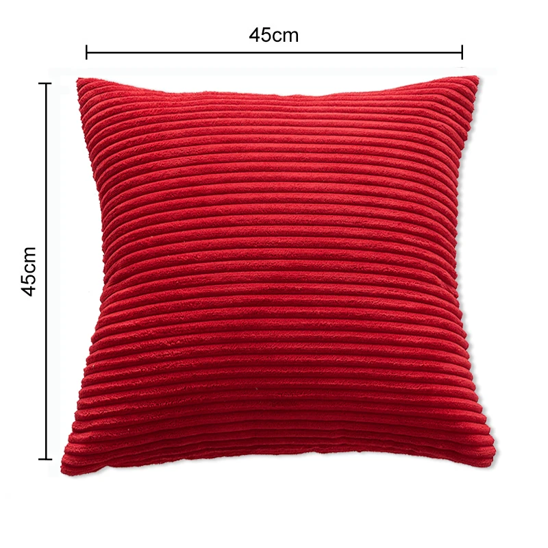 Nordic Cushion Covers Super-Soft Striped Velvet Corduroy Home Decorative Pillow Cover for Sofa 45x45cm Decorative Pillow Case 03
Nordic Cushion Covers Super-Soft Striped Velvet Corduroy Home Decorative Pillow Cover for Sofa 45x45cm Decorative Pillow Case 03
