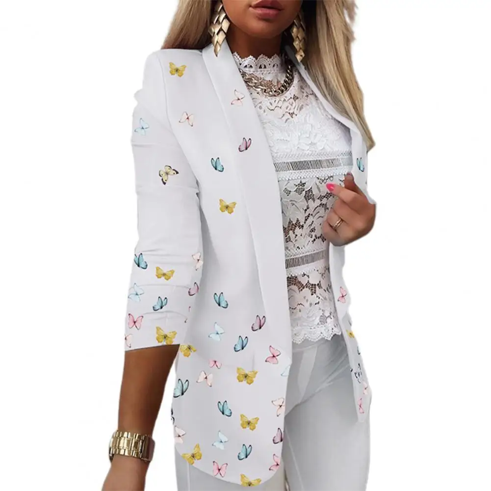 Women Autumn Winter Blazers Office Coat Turn-down Collar Long Sleeve Cardigan Striped Blazers Cardigan Lady Work Thermal Jacket
Women Autumn Winter Blazers Office Coat Turn-down Collar Long Sleeve Cardigan Striped Blazers Cardigan Lady Work Thermal Jacket