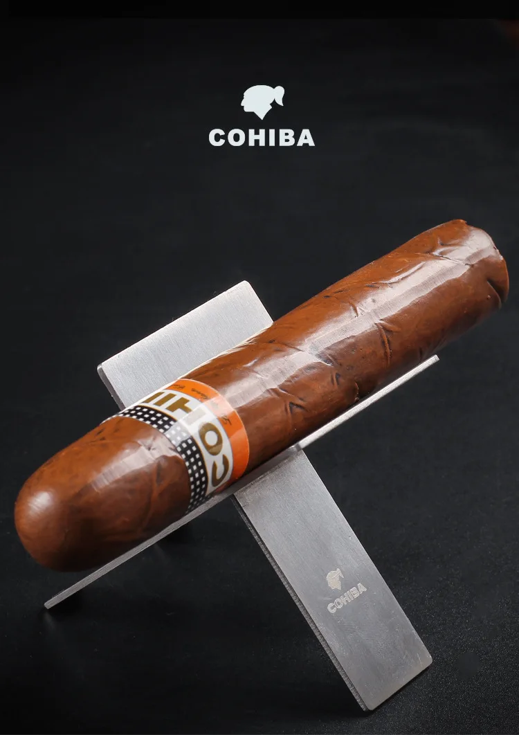 COHIBA Portable Stainless Steel Foldable Stand Cigarette Support Rack Practical Gadgets Cigar Ashtray Holder
COHIBA Portable Stainless Steel Foldable Stand Cigarette Support Rack Practical Gadgets Cigar Ashtray Holder