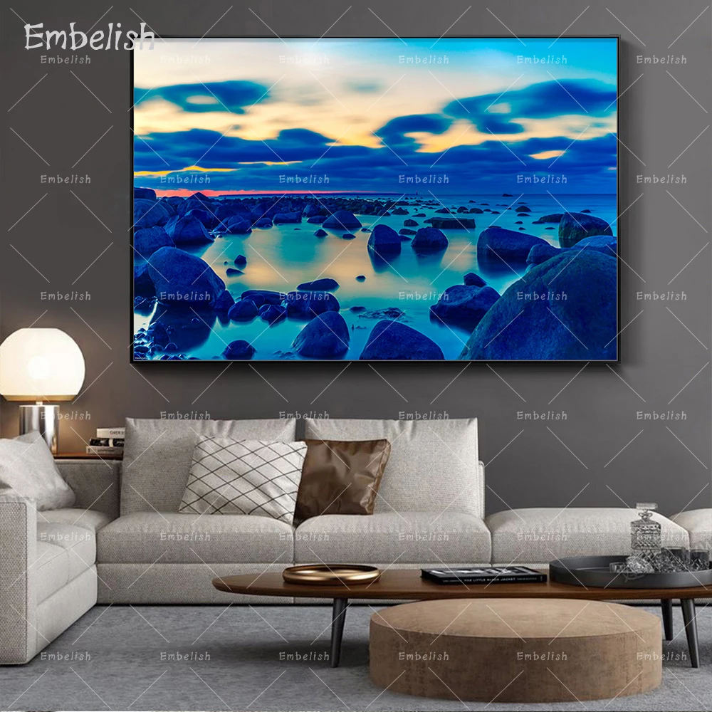 Embelish 1 Pieces New Landscape HD Print Canvas Paintings Blue Lake And Stones Home Decor Pictures For Living Room Wall Posters
Embelish 1 Pieces New Landscape HD Print Canvas Paintings Blue Lake And Stones Home Decor Pictures For Living Room Wall Posters