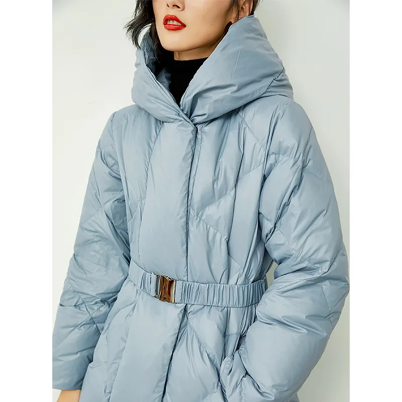 2020 Winter Down Jacket Women Slim Long Female Puffer Coat with Belt Korean Style Coats and Jackets Clothes Ropa Mujer WPY1812
2020 Winter Down Jacket Women Slim Long Female Puffer Coat with Belt Korean Style Coats and Jackets Clothes Ropa Mujer WPY1812
