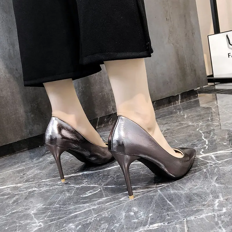 High Heels Women's New Autumn Pointed Shallow Mouth High Heels Women's Single Shoes Stiletto All-match High Heels pump heels 
High Heels Women's New Autumn Pointed Shallow Mouth High Heels Women's Single Shoes Stiletto All-match High Heels pump heels