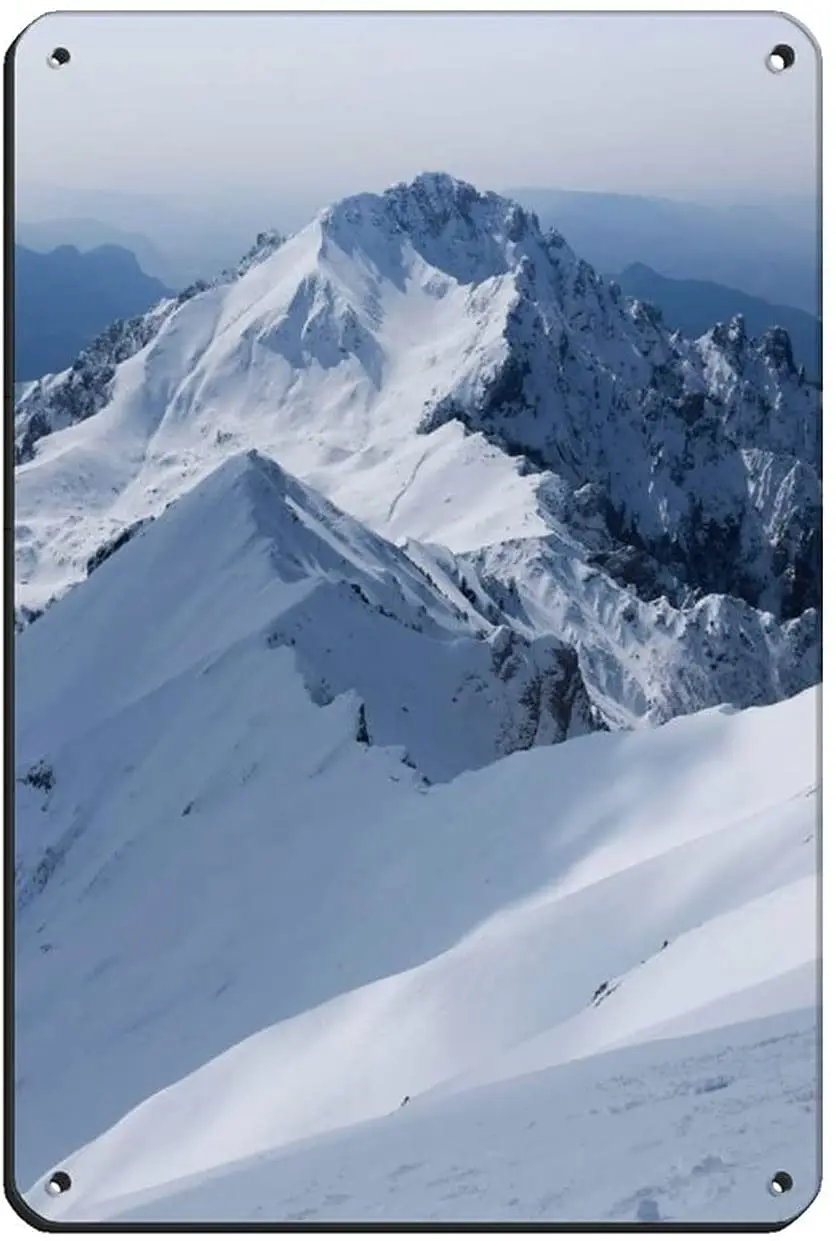 Snow Mountain Nature Travel Poster Tin Sign Vintage Metal Pub Club Cafe bar Home Wall Art Decoration Poster Retro 8×12inch
Snow Mountain Nature Travel Poster Tin Sign Vintage Metal Pub Club Cafe bar Home Wall Art Decoration Poster Retro 8×12inch