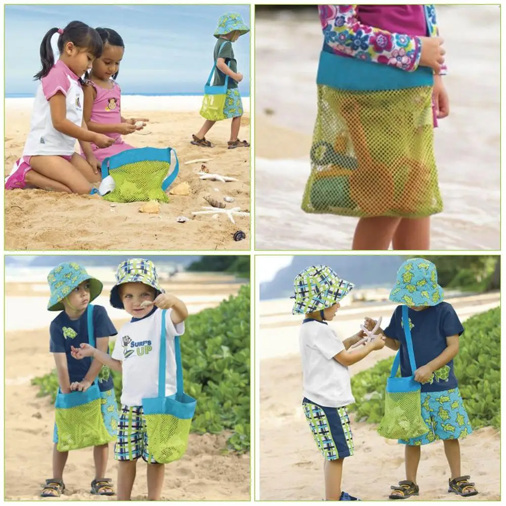 Children Sand Away Protable Mesh Bag Kids Beach Toys Bag Tote Pouch Storage Organizer Kids Messenger Shell Collection Bag
Children Sand Away Protable Mesh Bag Kids Beach Toys Bag Tote Pouch Storage Organizer Kids Messenger Shell Collection Bag
