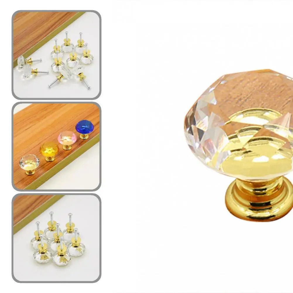 Excellent Workmanship Diamond-Shaped 30mm Faux Crystal Glass Drawer Knob with Screw for Doors Cabinets Drawers
Excellent Workmanship Diamond-Shaped 30mm Faux Crystal Glass Drawer Knob with Screw for Doors Cabinets Drawers