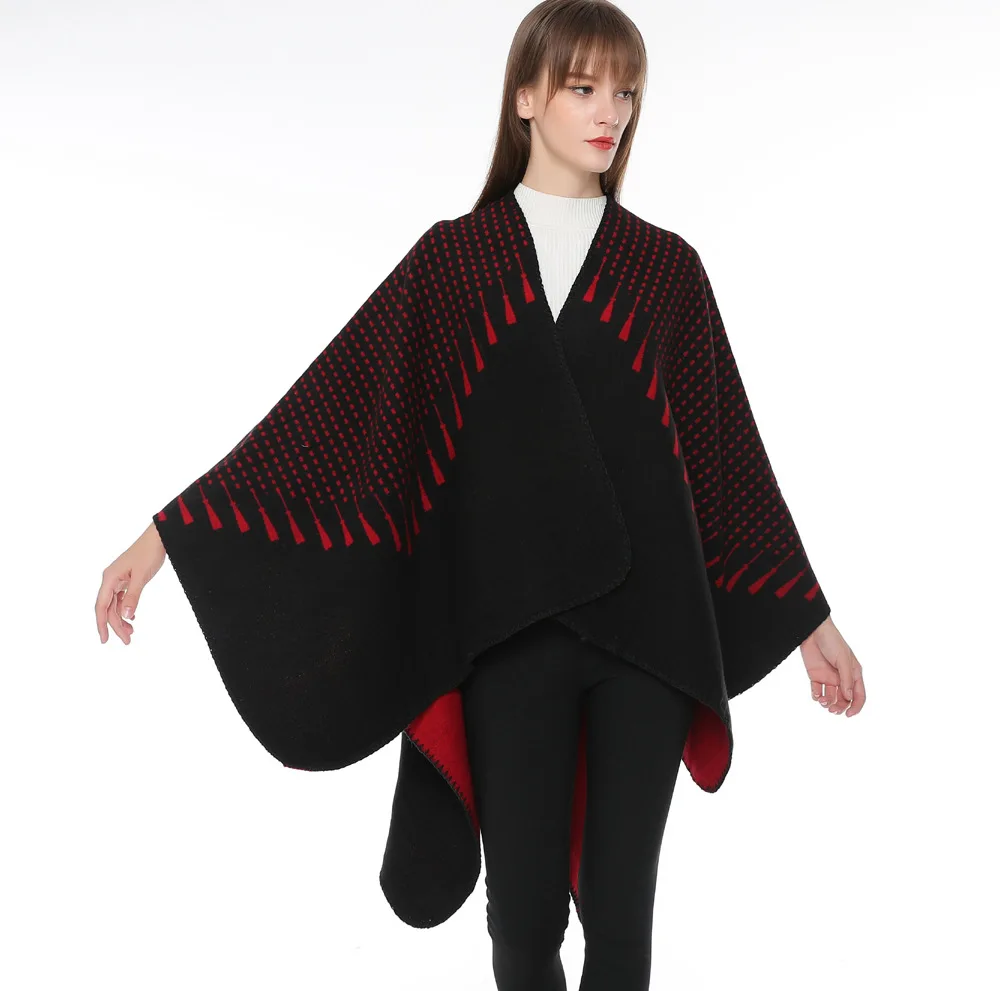 European and American Women Wish Hot Geometric Dotted Line Cashmere Pattern Jacquard Shawl Dual-Use Street Popular Cape
European and American Women Wish Hot Geometric Dotted Line Cashmere Pattern Jacquard Shawl Dual-Use Street Popular Cape