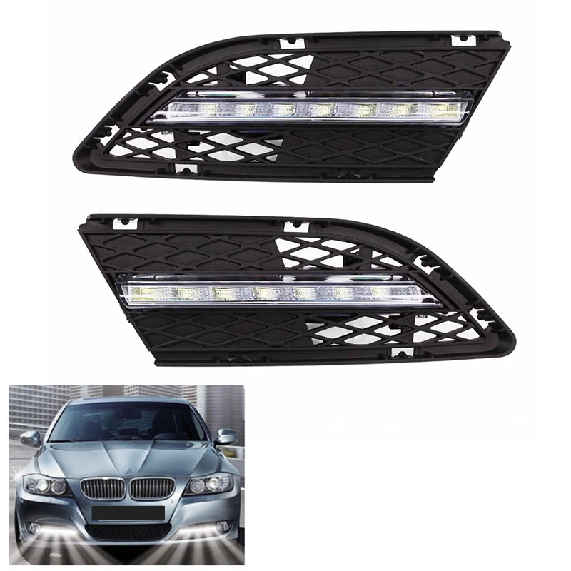 Car LED DRL Grille Fog Light / Daytime Running Light For-BMW 3-Series E90 2009-2011
Car LED DRL Grille Fog Light / Daytime Running Light For-BMW 3-Series E90 2009-2011