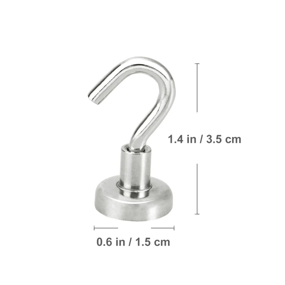 10 pcs Super Strong Magnetic Hooks for Storage and Organization Heavy Duty Hook Holder
10 pcs Super Strong Magnetic Hooks for Storage and Organization Heavy Duty Hook Holder