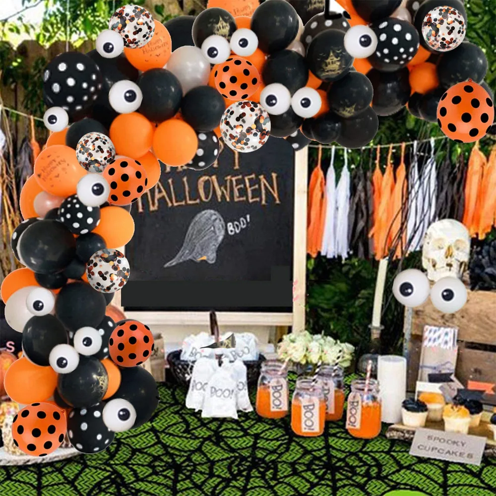 120pcs/lot Halloween Latex Balloon Chain Set Halloween Theme Party Decoration Aluminum Film Balloon Set
120pcs/lot Halloween Latex Balloon Chain Set Halloween Theme Party Decoration Aluminum Film Balloon Set