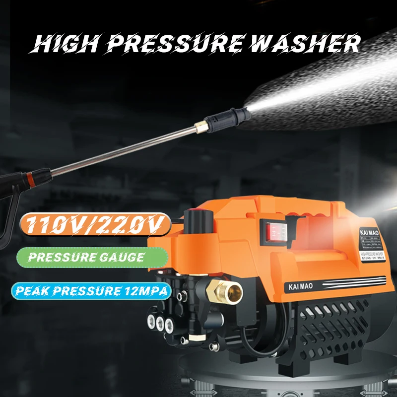 110V High Pressure Car Washer 220V Car Washing Machine Water Pump Portable Car Washer with Water Gun Foam Generator Tornador Set
110V High Pressure Car Washer 220V Car Washing Machine Water Pump Portable Car Washer with Water Gun Foam Generator Tornador Set