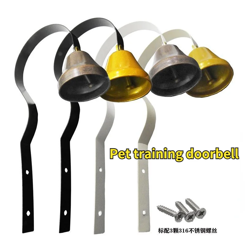 Pet dog bell dog training doorbell with screw pet bracket doorbell, the ringtone is super crisp
Pet dog bell dog training doorbell with screw pet bracket doorbell, the ringtone is super crisp