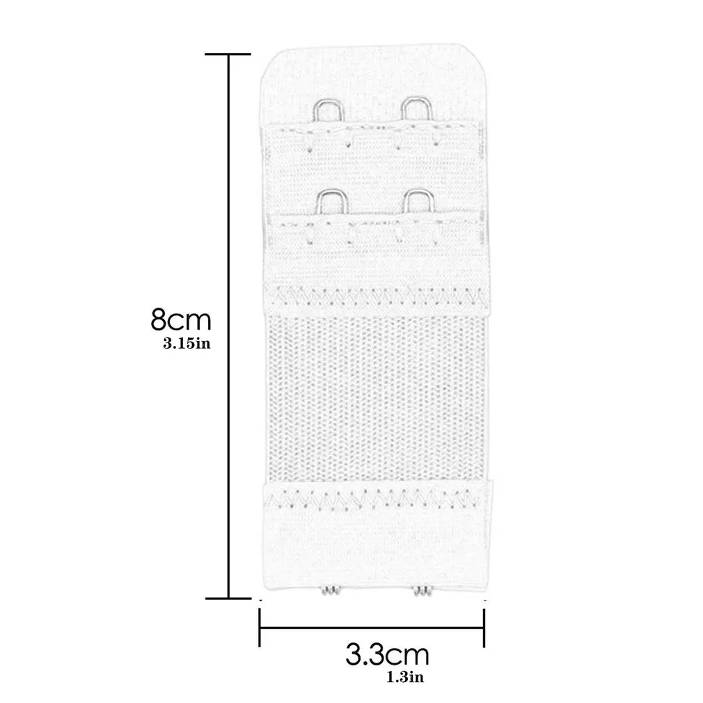 Elastic Back Extension Buckle Extra Comfort And Support Easy To Attach And Remove Made Of Nylon For Any Bras 1 Pcs
Elastic Back Extension Buckle Extra Comfort And Support Easy To Attach And Remove Made Of Nylon For Any Bras 1 Pcs