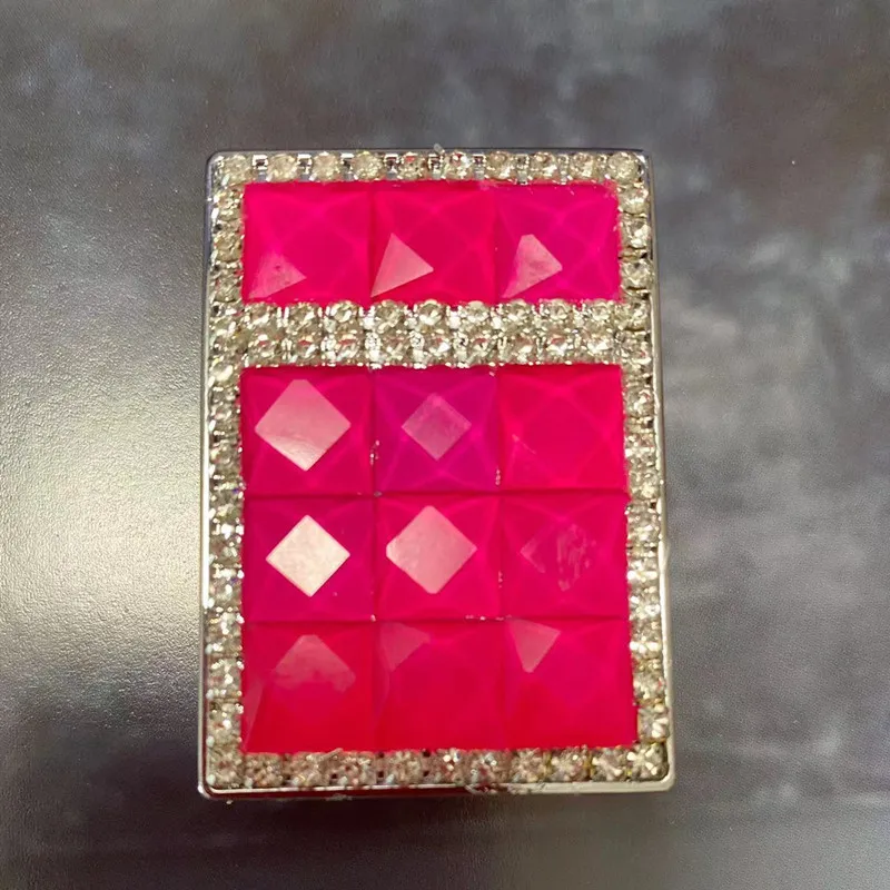 New Creative USB Diamond Inlaid Crystal Rhinestone Ladies Rechargeable Lighter Cigarette Accessories Men And Women Gifts
New Creative USB Diamond Inlaid Crystal Rhinestone Ladies Rechargeable Lighter Cigarette Accessories Men And Women Gifts