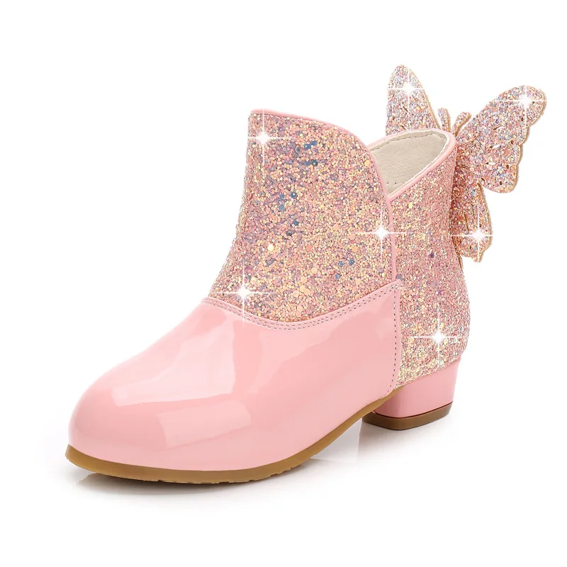 Кожаные сапоги для девушек; Туфли на высоком каблуке с плюшевой подкладкой теплые От 3 до 12 лет одежда на Хлопчатобумажной Подкладке Пошив о...
Кожаные сапоги для девушек; Туфли на высоком каблуке с плюшевой подкладкой теплые От 3 до 12 лет одежда на Хлопчатобумажной Подкладке Пошив о...