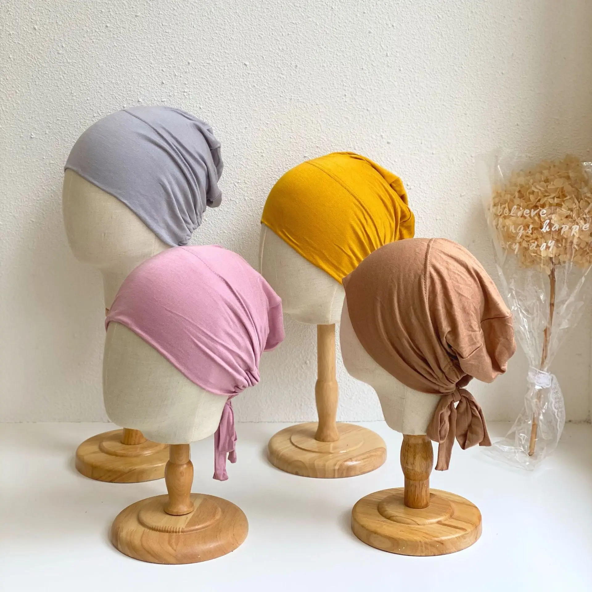 Fashion soft modal cotton Muslim head coverings turban headscarf Sleeve Cap Solid Wrinkle Soft indian Inner Beanie Hat head wrap
Fashion soft modal cotton Muslim head coverings turban headscarf Sleeve Cap Solid Wrinkle Soft indian Inner Beanie Hat head wrap