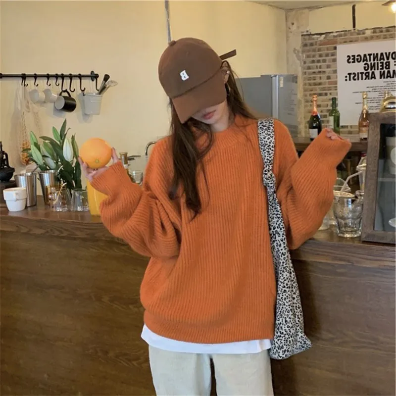 2021 new design sense niche Korean sweater women loose long-sleeved round neck knitted sweater western casual top
2021 new design sense niche Korean sweater women loose long-sleeved round neck knitted sweater western casual top