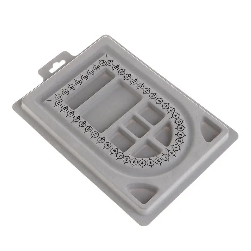 DIY Necklace Tray Design Handmade Necklaces Making Jewelry Tools Crafts Gifts Organizer Measurement Compartment Beads R58E 
DIY Necklace Tray Design Handmade Necklaces Making Jewelry Tools Crafts Gifts Organizer Measurement Compartment Beads R58E