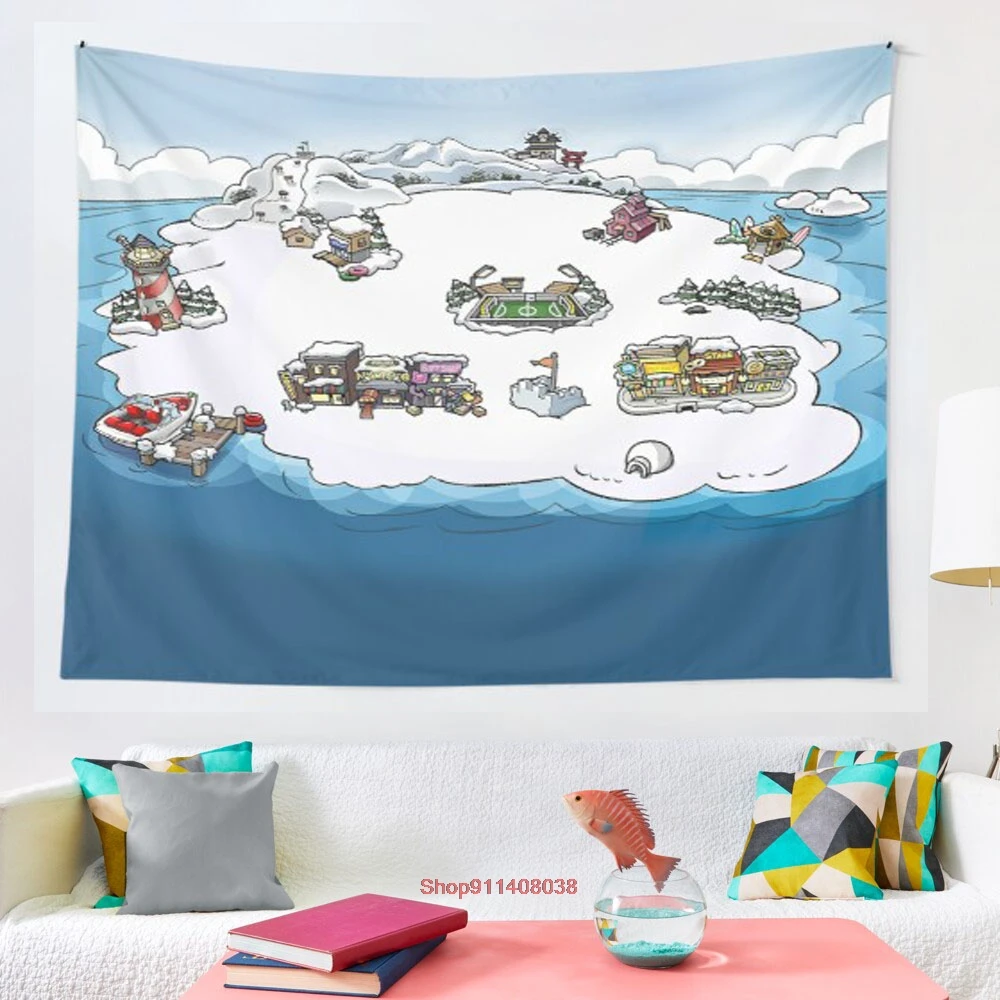 Club Penguin Map tapestry witchcraft tapestry Bohemian decoration home decoration Hippie
Club Penguin Map tapestry witchcraft tapestry Bohemian decoration home decoration Hippie