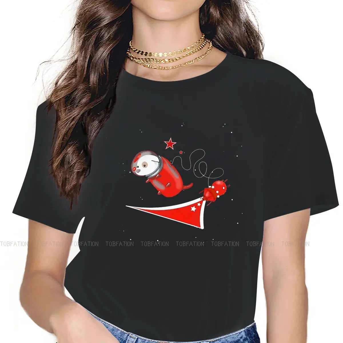 Superhero Space Rocket Dog 4XL TShirt Laika Flying To The Sky Creative Streetwear Comfortable T Shirt Women Tee Unique
Superhero Space Rocket Dog 4XL TShirt Laika Flying To The Sky Creative Streetwear Comfortable T Shirt Women Tee Unique