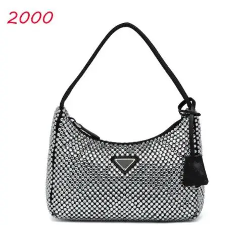 Latest Diamond Women Shoulder Bag 2021 Summer 8 Color Underarm Purses Fashion Lady Designers Luxurys Brand Handbags Bling Nylon
Latest Diamond Women Shoulder Bag 2021 Summer 8 Color Underarm Purses Fashion Lady Designers Luxurys Brand Handbags Bling Nylon