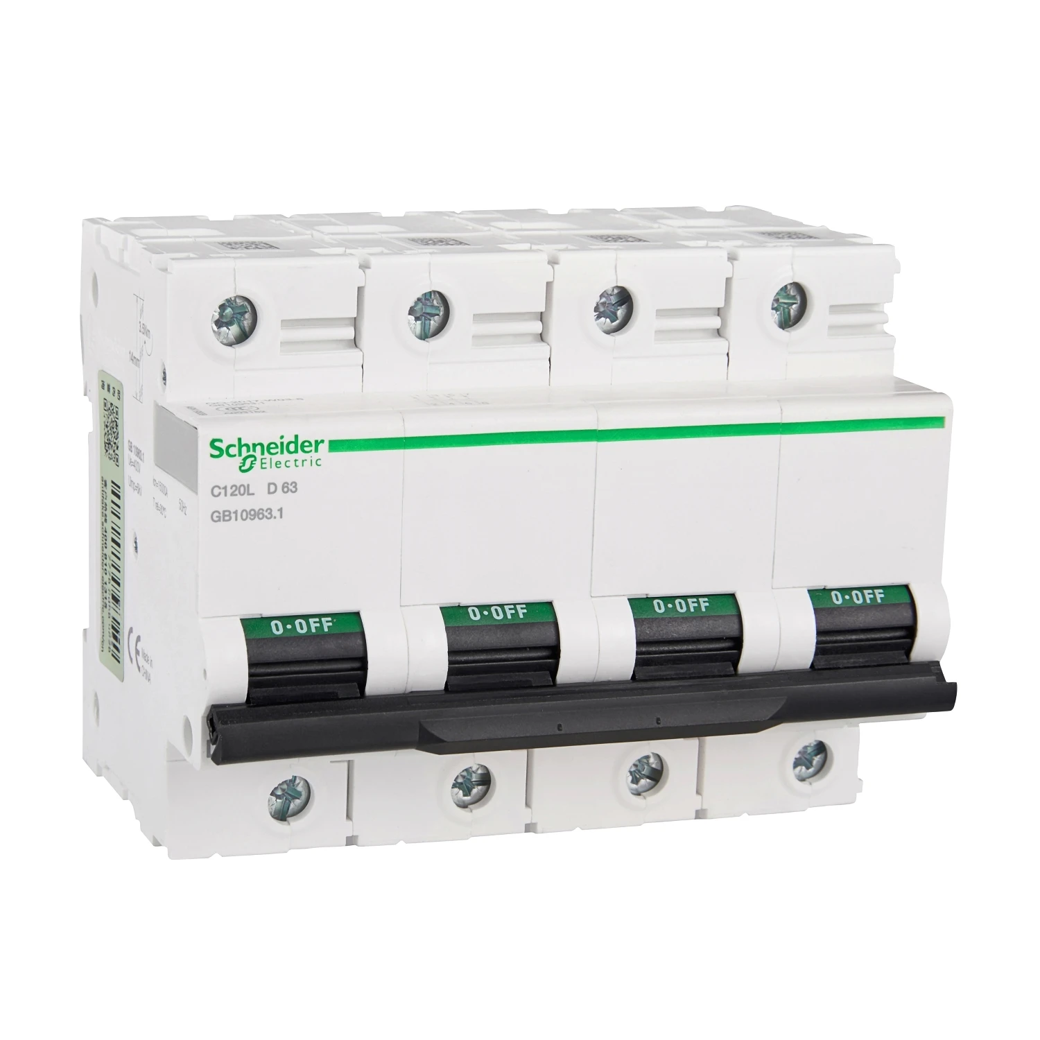 Export C120L Miniature Circuit Breaker Original 4P D Curve 63A Rated Working Voltage 400VAC 50 / 60hz A9N19839 Mini
Export C120L Miniature Circuit Breaker Original 4P D Curve 63A Rated Working Voltage 400VAC 50 / 60hz A9N19839 Mini