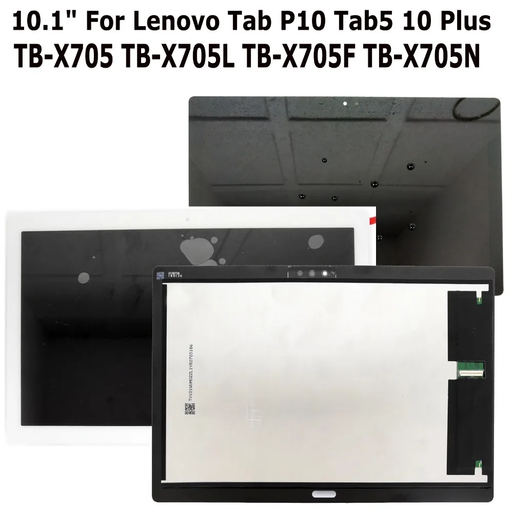 

Shyueda IPS Orig 10.1" For Lenovo Tab P10 Tab5 10 Plus TB-X705 X705L X705F X705N LCD Display Touch Screen Digitizer + Free Tools