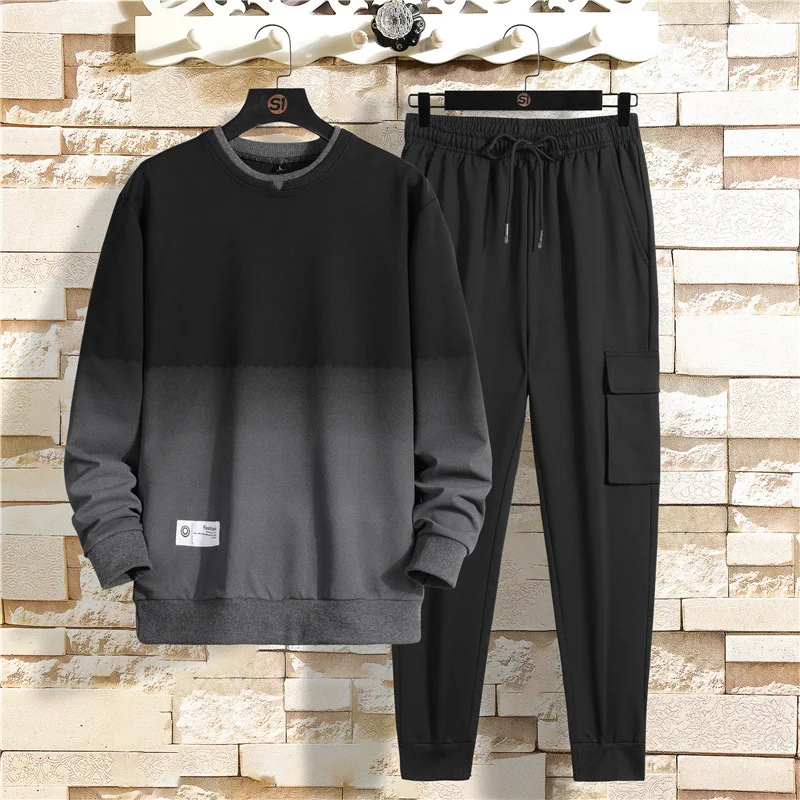Men Tracksuit Gradient Color Casual Hoodies Sets Male Fleece Hoodies+Pants Two Piece Sets Hip Hop Streetwear Sports Suit Clothes
Men Tracksuit Gradient Color Casual Hoodies Sets Male Fleece Hoodies+Pants Two Piece Sets Hip Hop Streetwear Sports Suit Clothes