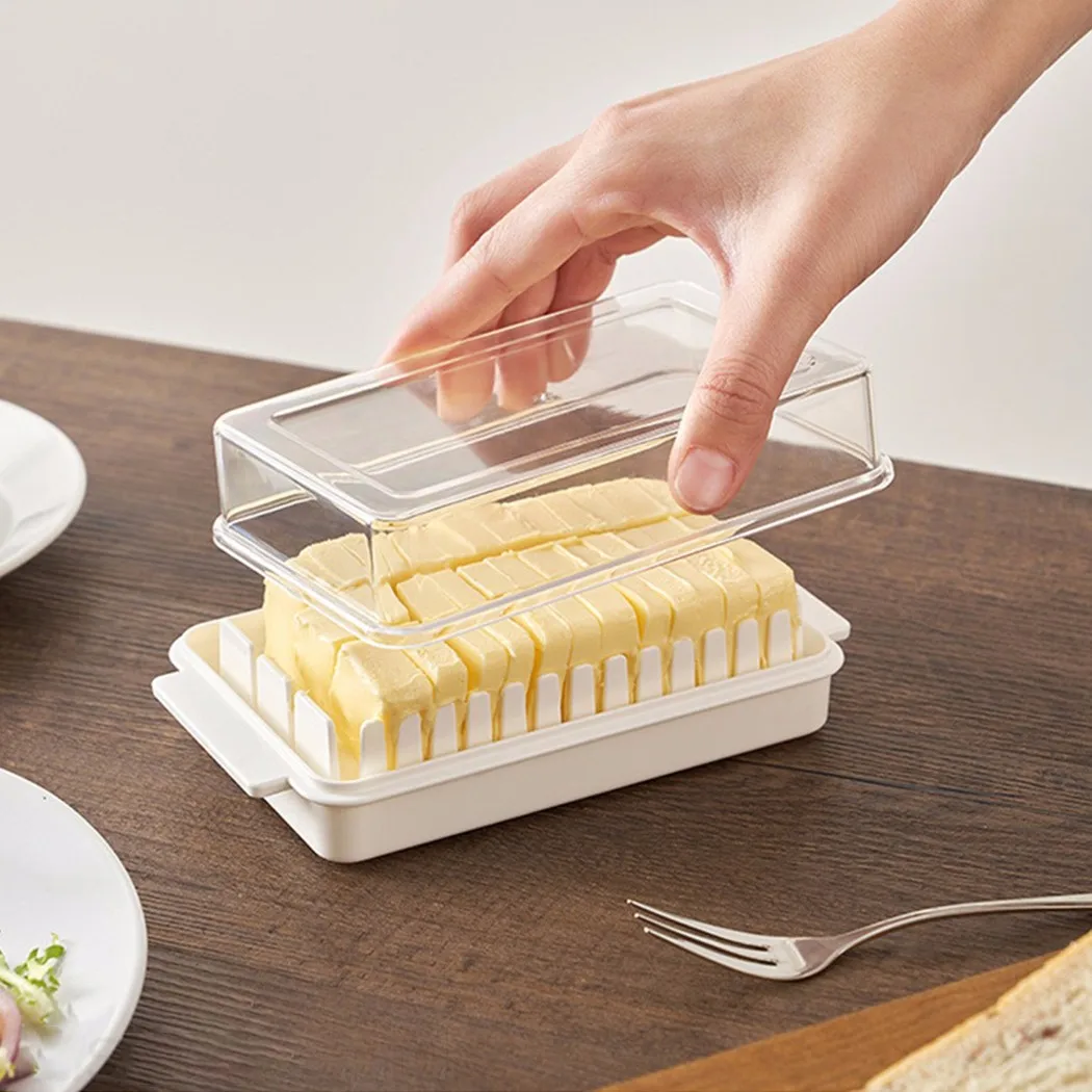 1pc Butter Dish With Lid Dustproof Slice Storage Box Butter Storage Box Plastic Transparent Cheese Crisper With Lid
1pc Butter Dish With Lid Dustproof Slice Storage Box Butter Storage Box Plastic Transparent Cheese Crisper With Lid