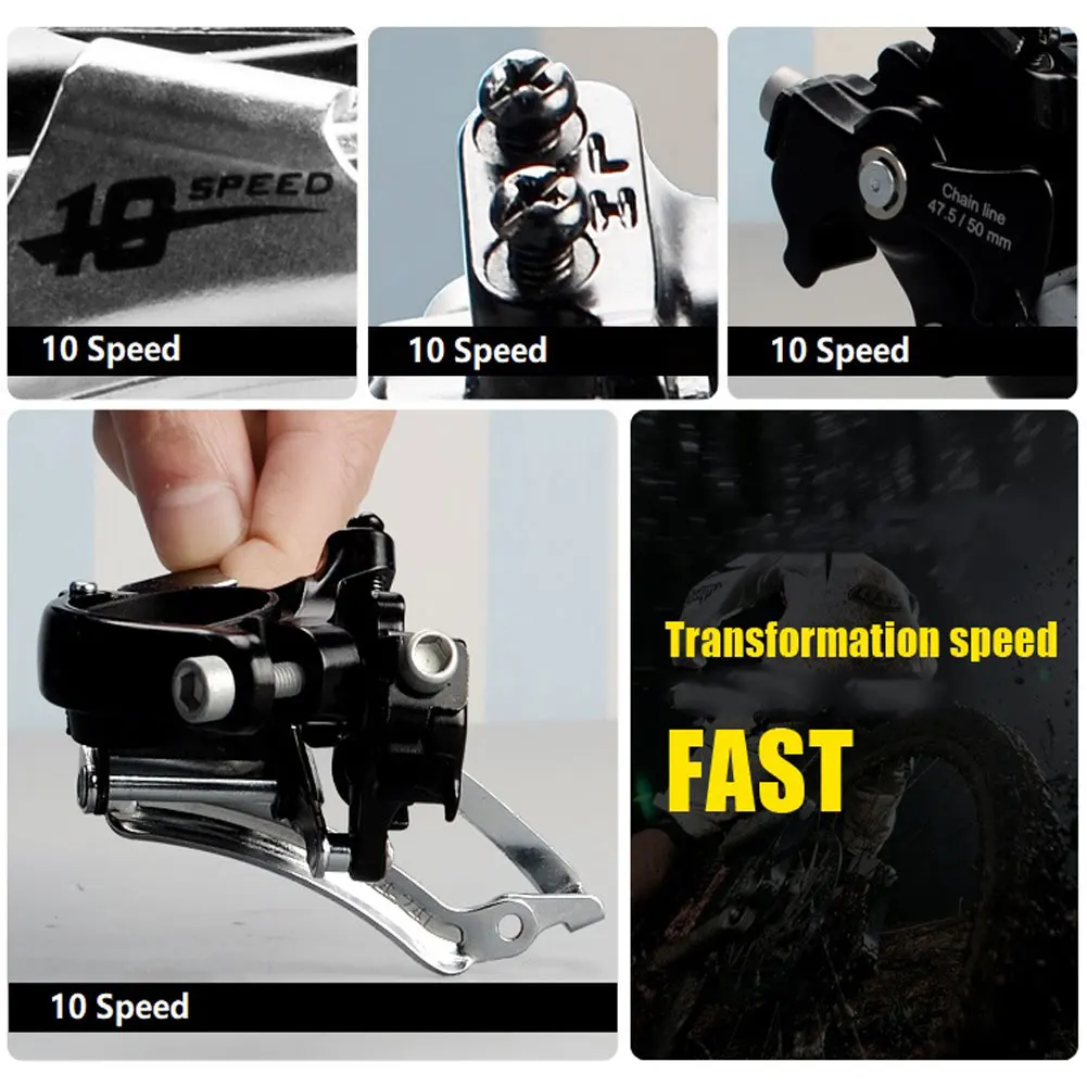 Bicycle Transmission Mountain Bike Front Derailleur 7/8/9/10/11 Speed Fit For Shimano Transmission System Bike Derailleur Parts
Bicycle Transmission Mountain Bike Front Derailleur 7/8/9/10/11 Speed Fit For Shimano Transmission System Bike Derailleur Parts
