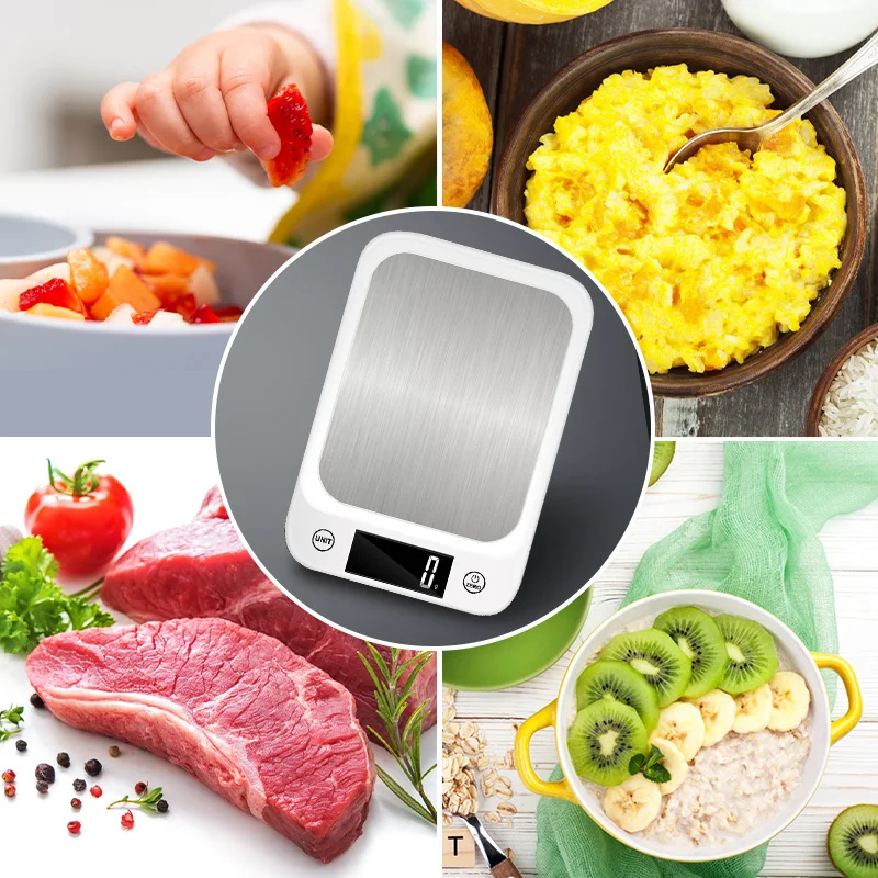 Intelligent Kitchen Scale Electronic Weight Measurement Accurately Control Food Weight Bluetooth Connectable For Nutrition Diary
Intelligent Kitchen Scale Electronic Weight Measurement Accurately Control Food Weight Bluetooth Connectable For Nutrition Diary