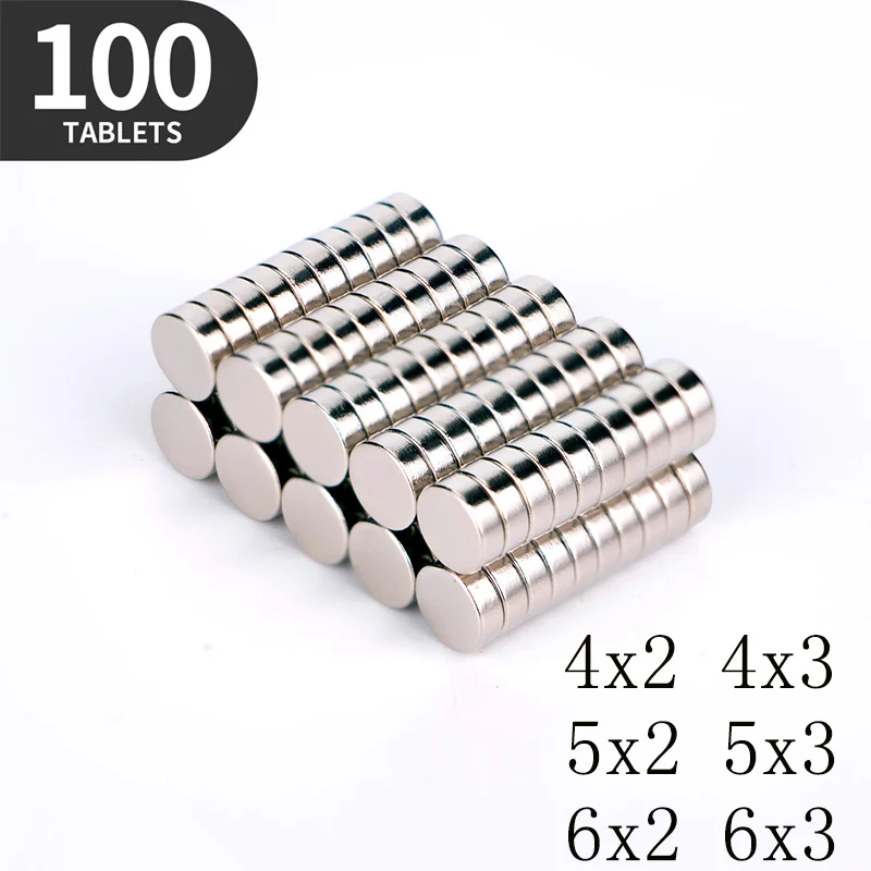 20 50 100Pcs/Lot 6x2 4X2 5x2mm Magnet Hot Small Round Magnet Strong Magnets Rare Earth Neodymium Magnet
20 50 100Pcs/Lot 6x2 4X2 5x2mm Magnet Hot Small Round Magnet Strong Magnets Rare Earth Neodymium Magnet