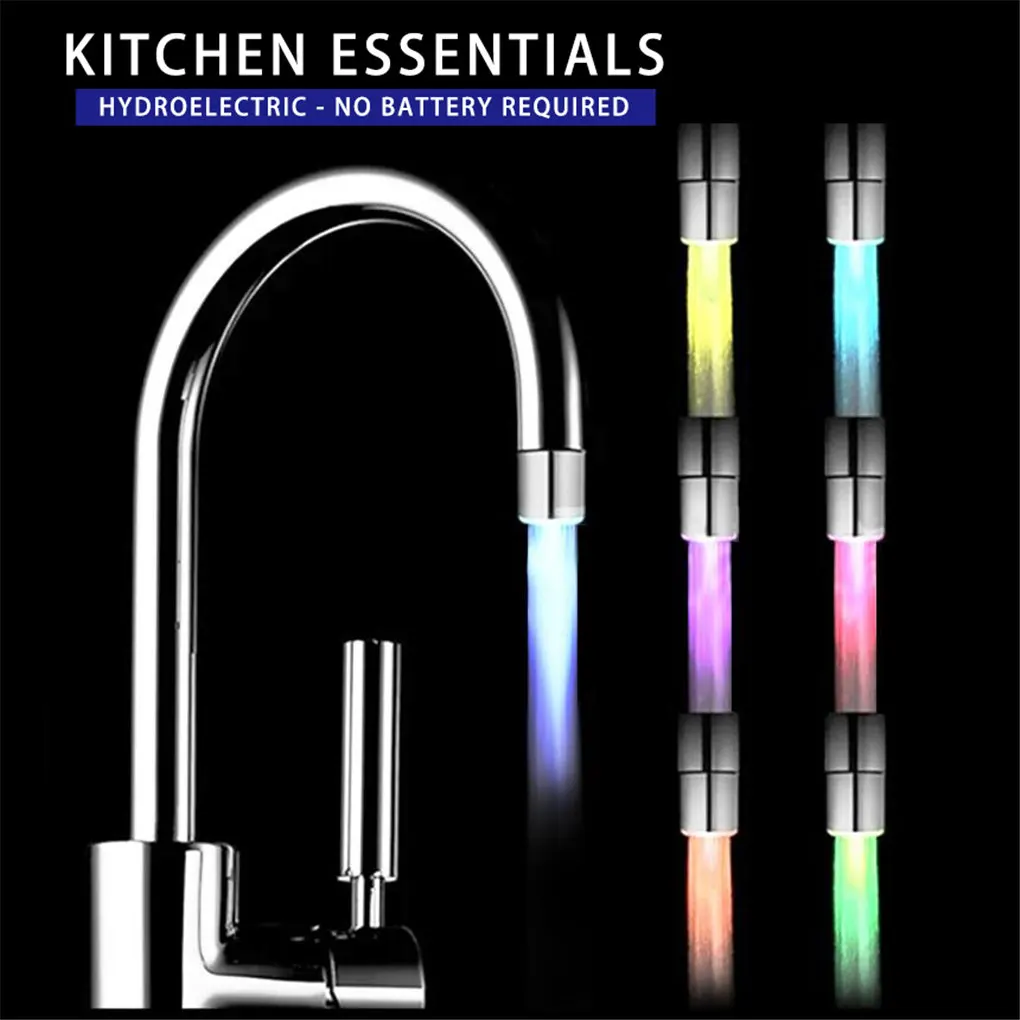 3/7Colors Light-up Faucet LED Temperature Sensitive Kitchen Bathroom Glow Water Saving Faucet Aerator Tap Nozzle Shower
3/7Colors Light-up Faucet LED Temperature Sensitive Kitchen Bathroom Glow Water Saving Faucet Aerator Tap Nozzle Shower