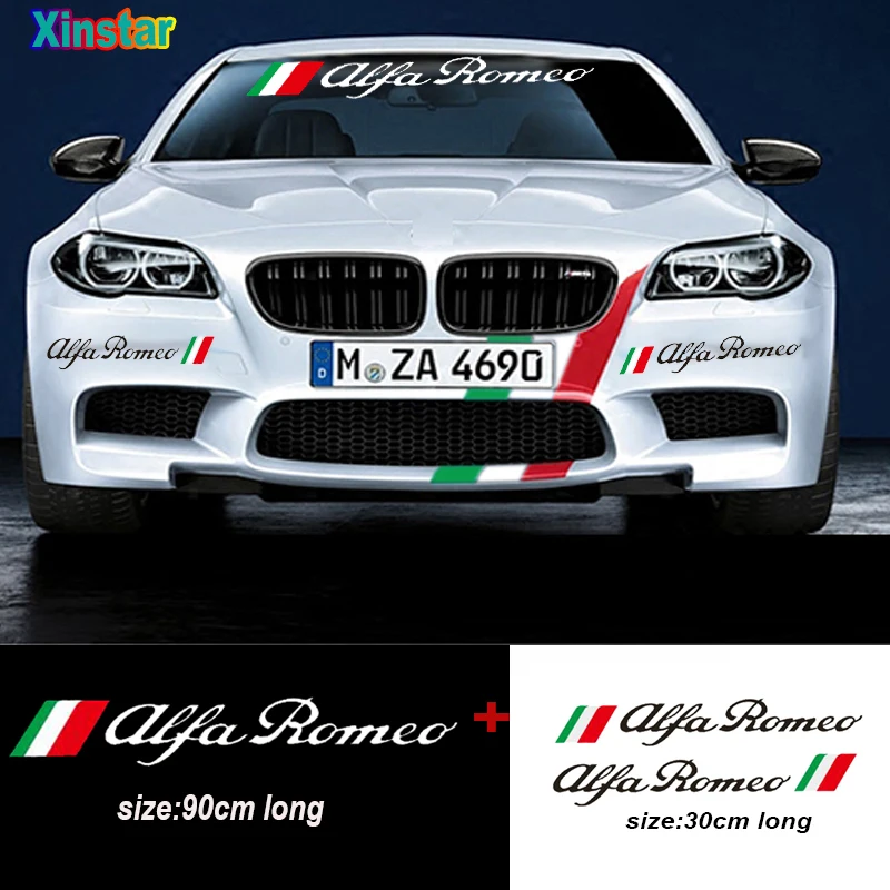 Наклейка на лобовое стекло автомобиля для Alfa Romeo Giulia Giulietta 159 156 MITO Stelvio 147 GT
Наклейка на лобовое стекло автомобиля для Alfa Romeo Giulia Giulietta 159 156 MITO Stelvio 147 GT