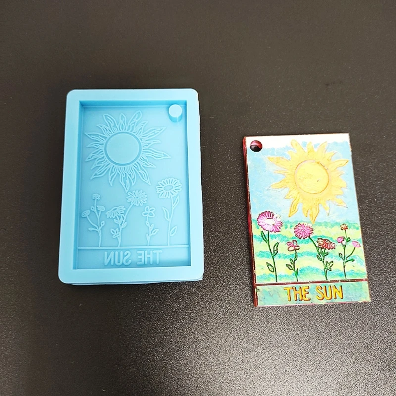 B36D Sunflower Keychain Epoxy Resin Mold Necklace Pendants Silicone Mould DIY Crafts Jewelry Decorations Casting Tool
B36D Sunflower Keychain Epoxy Resin Mold Necklace Pendants Silicone Mould DIY Crafts Jewelry Decorations Casting Tool