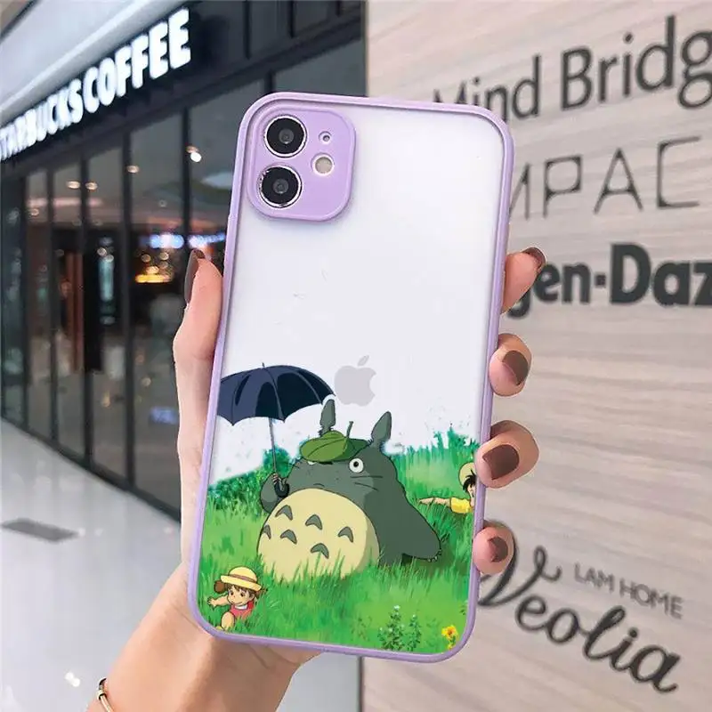 Anime cartoon My Neighbor Totoro Phone Case Matte Transparent for iPhone 7 8 11 12 s mini pro X XS XR MAX Plus cover funda
Anime cartoon My Neighbor Totoro Phone Case Matte Transparent for iPhone 7 8 11 12 s mini pro X XS XR MAX Plus cover funda