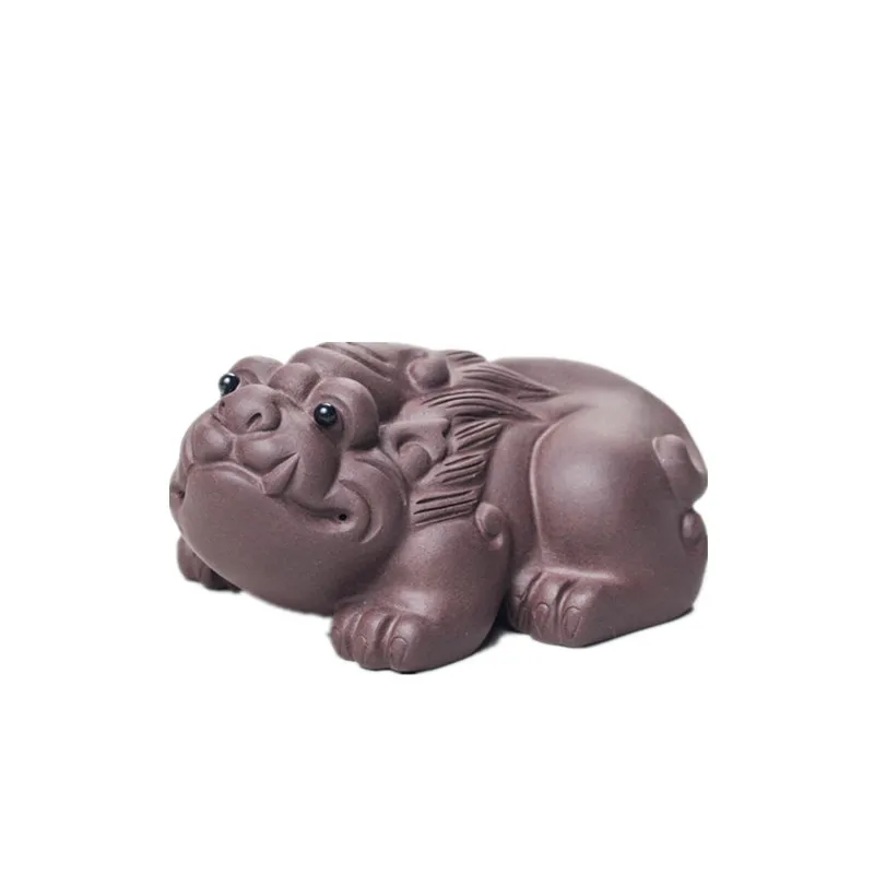 Purple Clay Tea Pet Lucky Animals Figurine Ornaments Handmade Sculpture Crafts Chinese Tea Set Decoration Accessories
Purple Clay Tea Pet Lucky Animals Figurine Ornaments Handmade Sculpture Crafts Chinese Tea Set Decoration Accessories