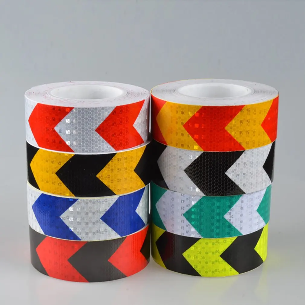 NEW 5CM Width Long Self-adhesive PVC Reflective Safety Warning Tape Road Traffic Construction Site Reflective Arrow 45M 3M
NEW 5CM Width Long Self-adhesive PVC Reflective Safety Warning Tape Road Traffic Construction Site Reflective Arrow 45M 3M