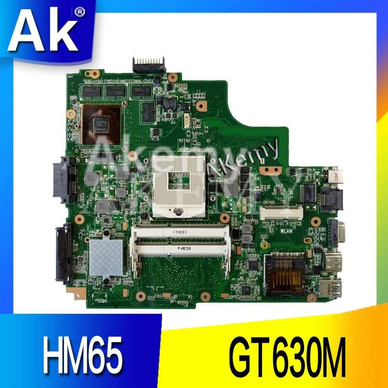 AK K43SM материнская плата для ноутбука ASUS X43S A43S K43S A83S A84S K43SJ K43SV 100% OK HM65 GT630M/1 GB |