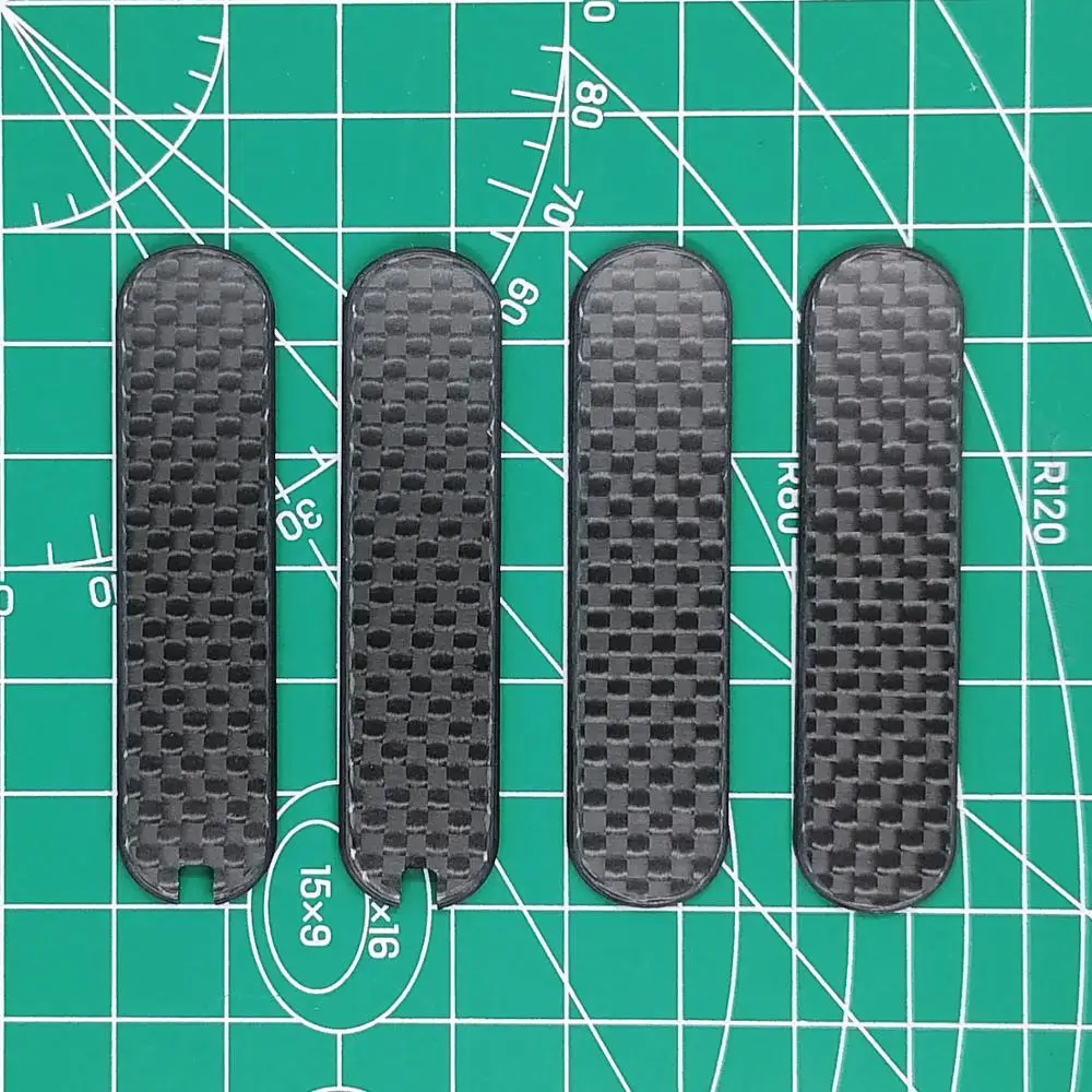 Custom Made 3K Full Carbon Fiber Sable Knife Handle Scale 58mm for Victorinox Swiss Army Knife Replacement Scales 
Custom Made 3K Full Carbon Fiber Sable Knife Handle Scale 58mm for Victorinox Swiss Army Knife Replacement Scales