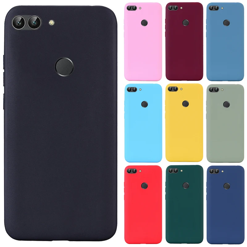 Для Huawei P Smart чехол из силикона и ТПУ для карамельный цвет задняя крышка телефона