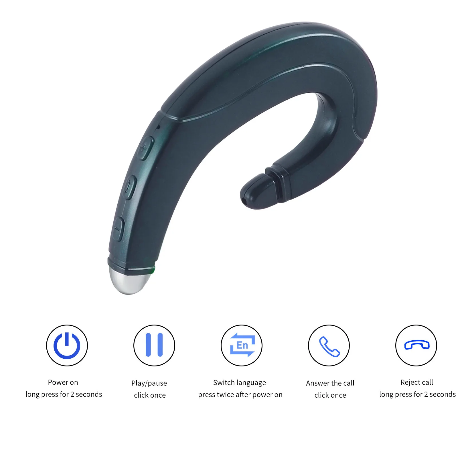 Беспроводные Bluetooth-наушники CHYI с костной проводимостью