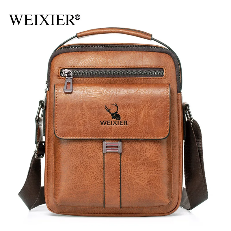 2021 New Pu Men's Messenger Bag Large Capacity Trendy Retro Men's Shoulder Bag Waterproof and Hard-Wearing Crossbody Bag
2021 New Pu Men's Messenger Bag Large Capacity Trendy Retro Men's Shoulder Bag Waterproof and Hard-Wearing Crossbody Bag
