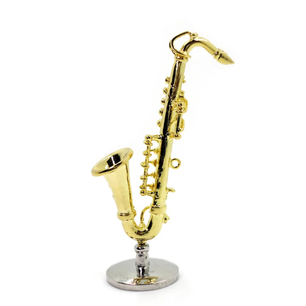 1PC 1:6 Doll House Musical Instrument Decoration Alloy Mini Saxophone for Home Kids Bedroom 
1PC 1:6 Doll House Musical Instrument Decoration Alloy Mini Saxophone for Home Kids Bedroom
