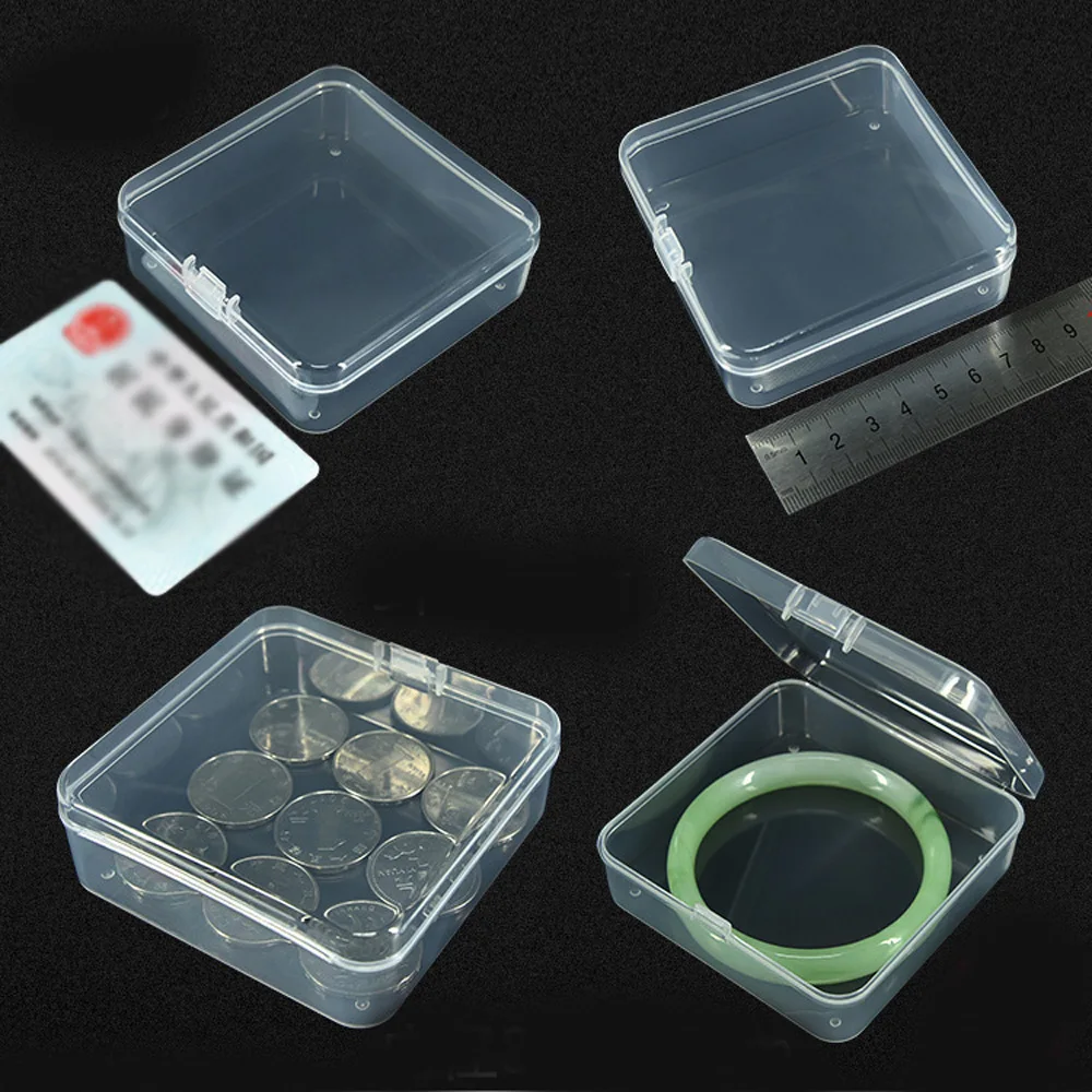 Small Square Transparent Plastic Storage Box Jewelry Crafts Case Clear Container Translucent Plastic Storage Box Hardware Parts
Small Square Transparent Plastic Storage Box Jewelry Crafts Case Clear Container Translucent Plastic Storage Box Hardware Parts