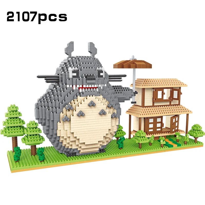 Japan Classic Anime Totoro 2107pcs Cartoon Mini Micro Model Building Blocks Bricks Toys For boys Christmas Gifts
Japan Classic Anime Totoro 2107pcs Cartoon Mini Micro Model Building Blocks Bricks Toys For boys Christmas Gifts