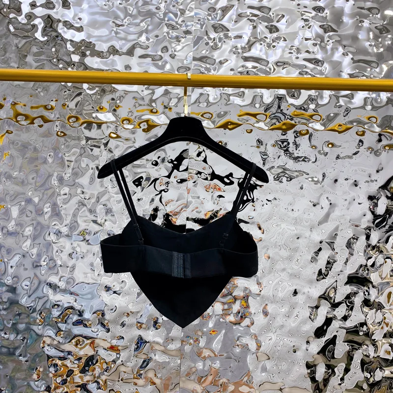 2021 Summer French Fashion Heart Shape Diamond Camisole Tube Top Outerwear Tank Top Femme Sexy Backless V-neck Vest Y2k Crop Top
2021 Summer French Fashion Heart Shape Diamond Camisole Tube Top Outerwear Tank Top Femme Sexy Backless V-neck Vest Y2k Crop Top