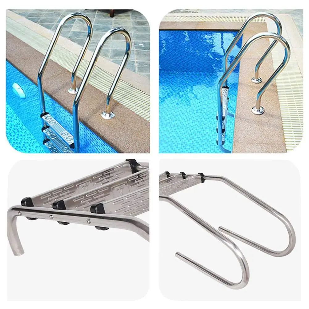 304 Stainless Steel Swimming Pool Ladder Steps Non-Slip Replacement Tread(Screws Included)
304 Stainless Steel Swimming Pool Ladder Steps Non-Slip Replacement Tread(Screws Included)