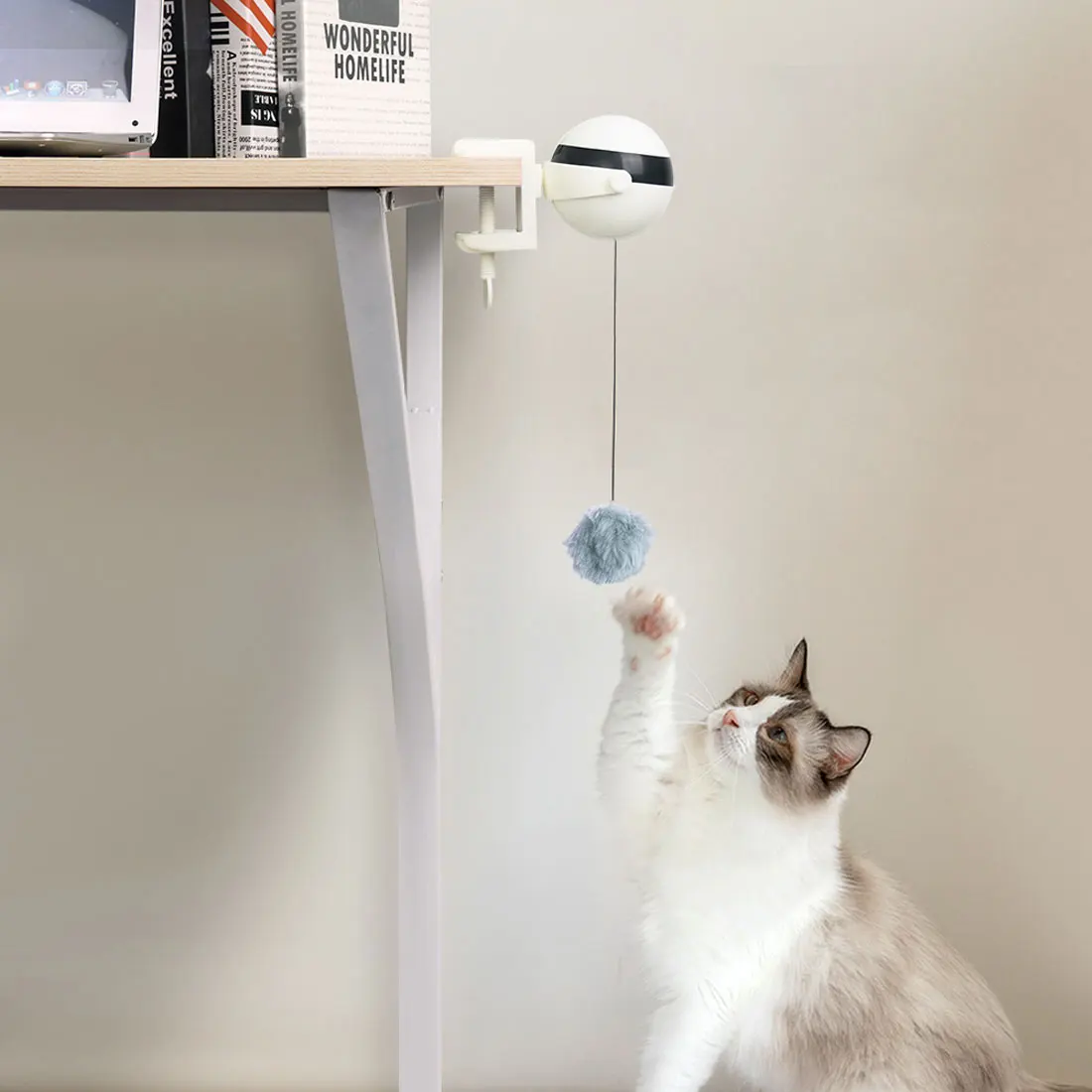 Electric Automatic Lifting Cat Ball Toy Interactive Cats Kitten Self-Playing Puzzle Interactive Cat Toys Pet Products White/Pink
Electric Automatic Lifting Cat Ball Toy Interactive Cats Kitten Self-Playing Puzzle Interactive Cat Toys Pet Products White/Pink